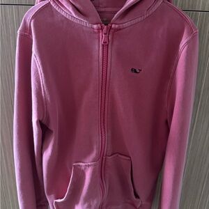 Vineyard Vines Kids Pink Zip-Up Hoodie